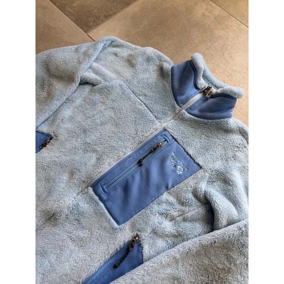 Mountain Hardwear Monkey Woman Fleece Jacket Blue Full Zip Polartec Small - Picture 4 of 9